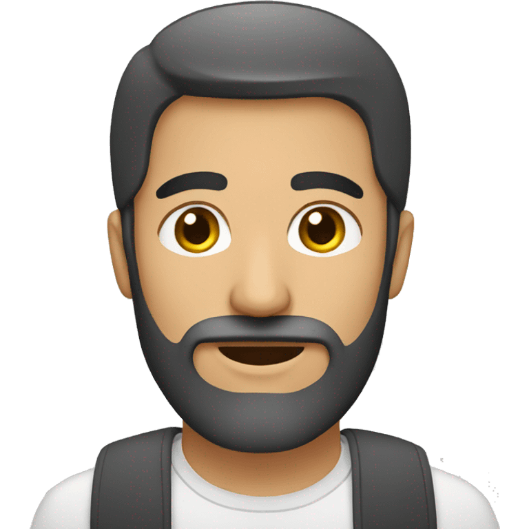 arab man with beard and gradient emoji