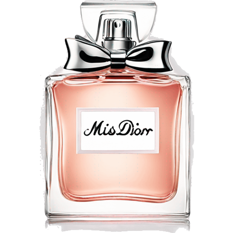 Miss Dior perfume with the logo emoji