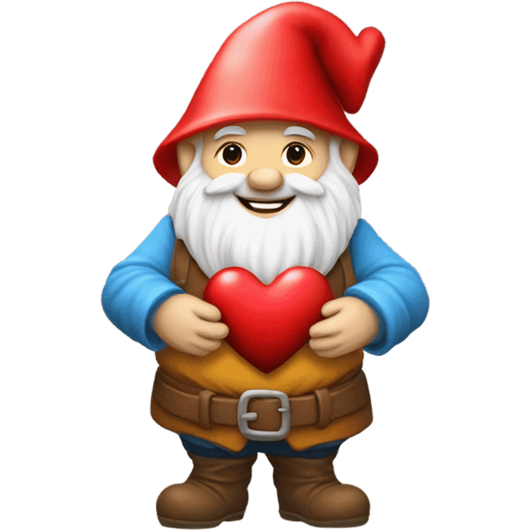 Gnome with heart emoji