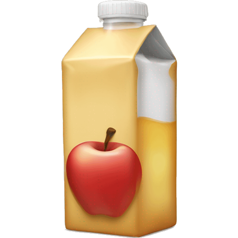 Apple juice box emoji