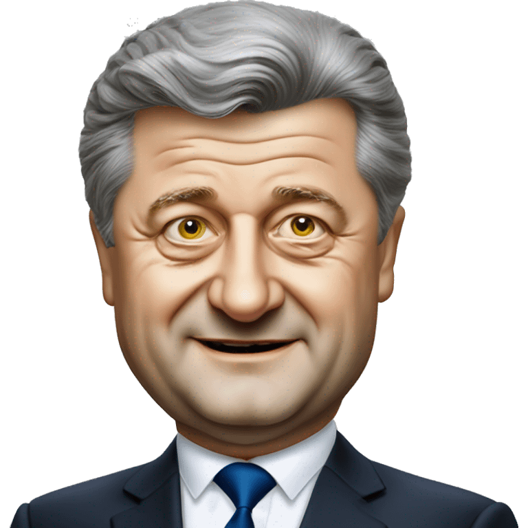 Photorealistic ex President of Ukraine Petro Poroshenko emoji