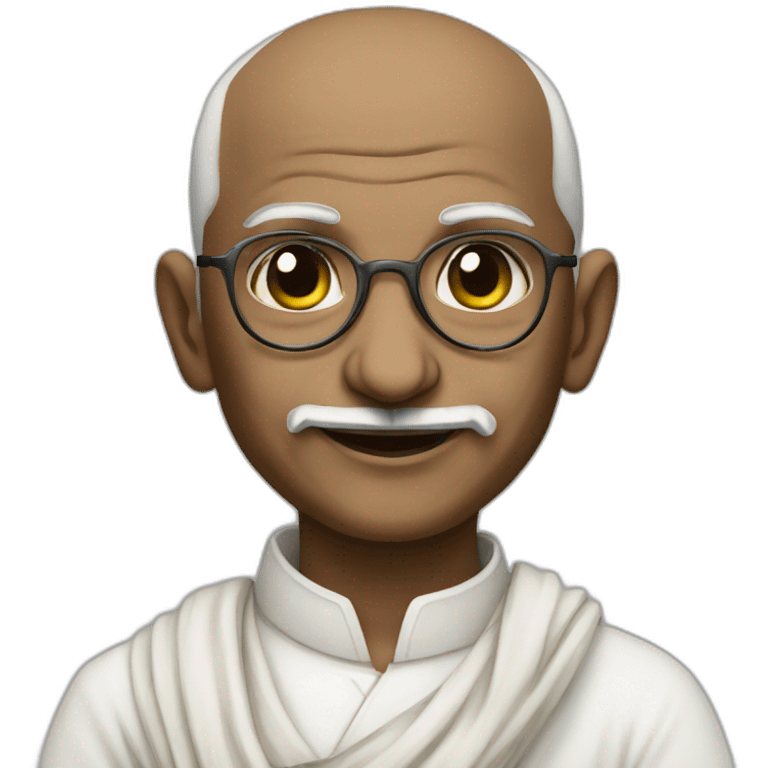 gandhi emoji