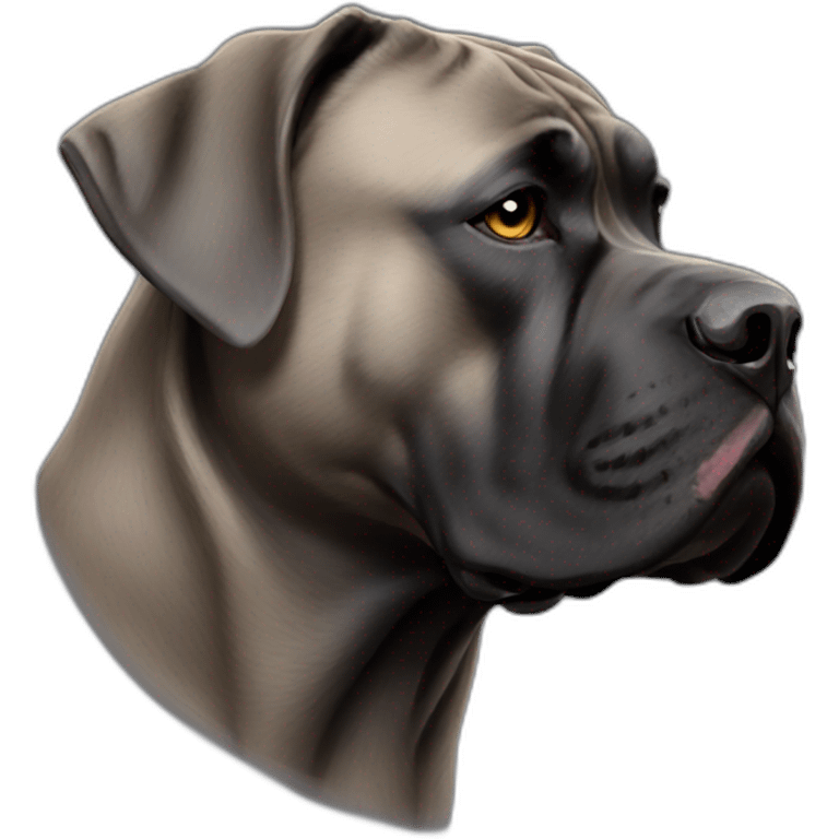 Cane Corso in profile emoji