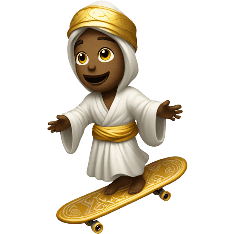 God on a skateboard  emoji