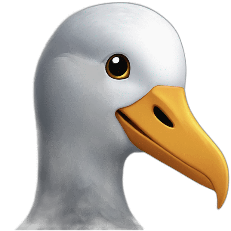 An albatross emoji