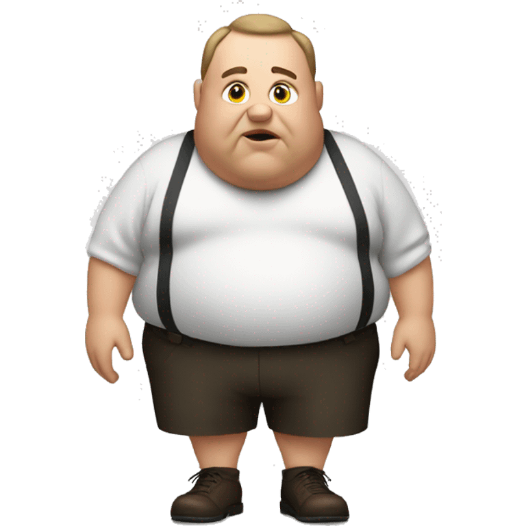 Fat man emoji