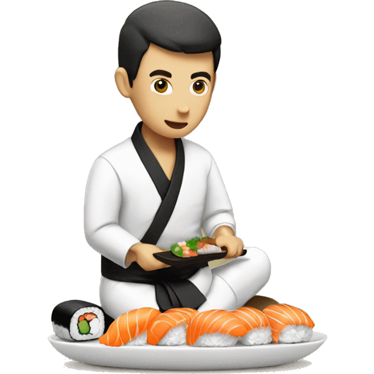 eating sushi emoji