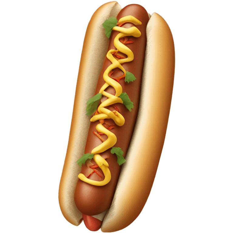 Yakuza hot dog emoji