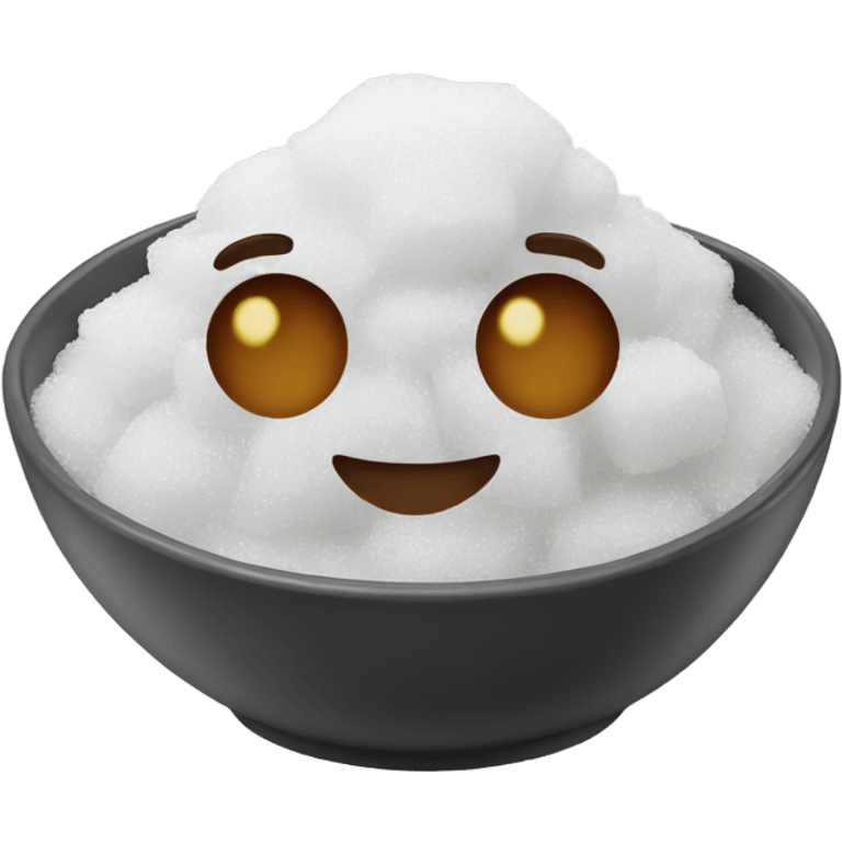 Bowl of sugar emoji