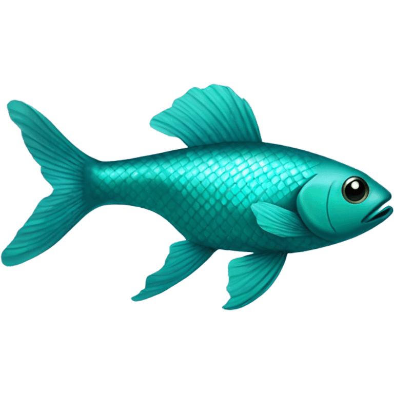 teal fish emoji