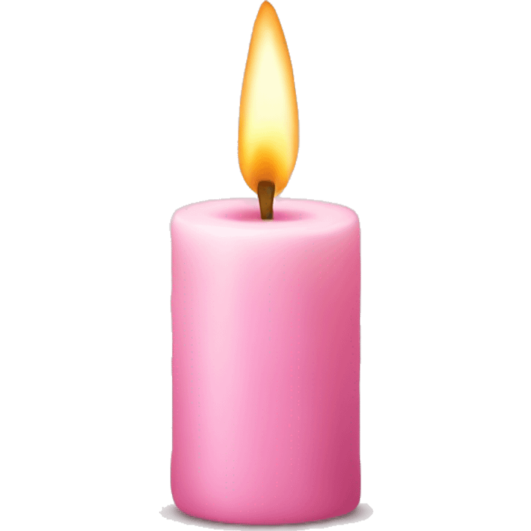 light pink candle emoji