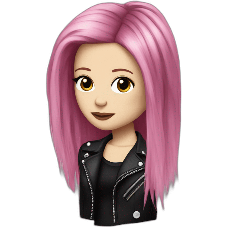 Avril lavigne pop punk , coloured hair emoji