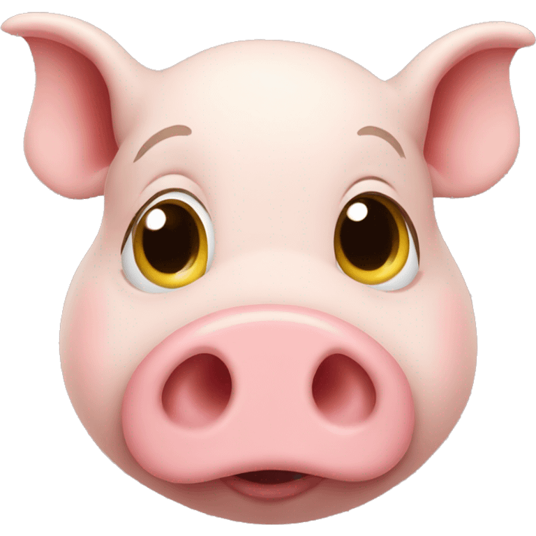 pig winks emoji