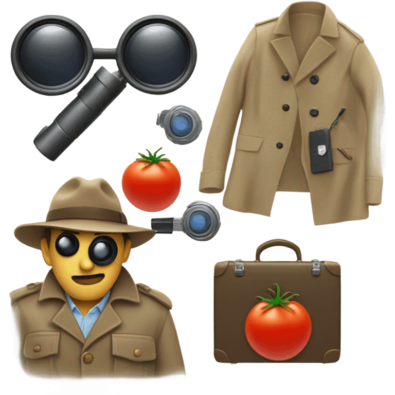 Tomato spy emoji