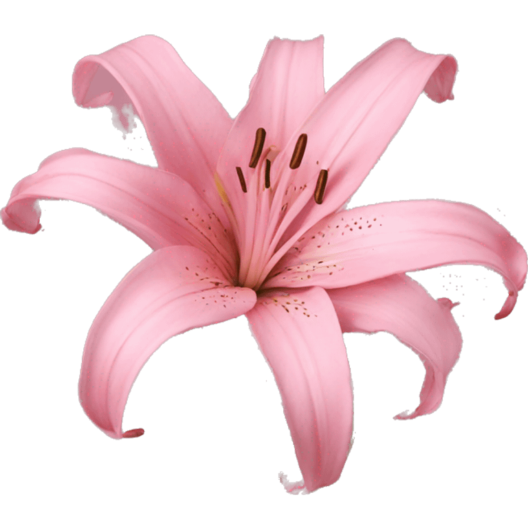 pink lillies  emoji