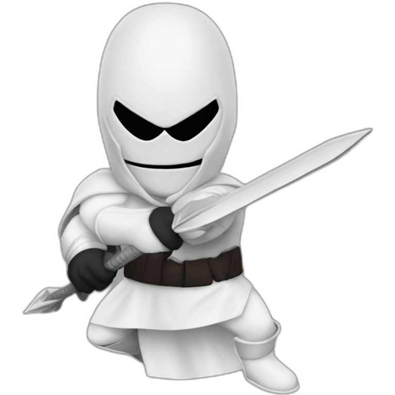 Moonknight fighting emoji