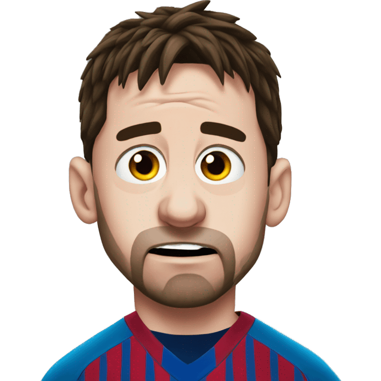 leo messi crying emoji