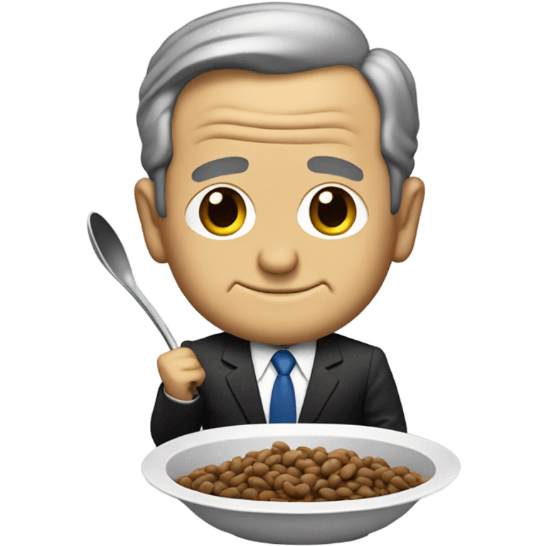 George bush eating beans  emoji