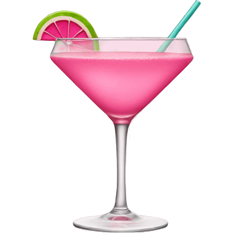 pink cocktail emoji