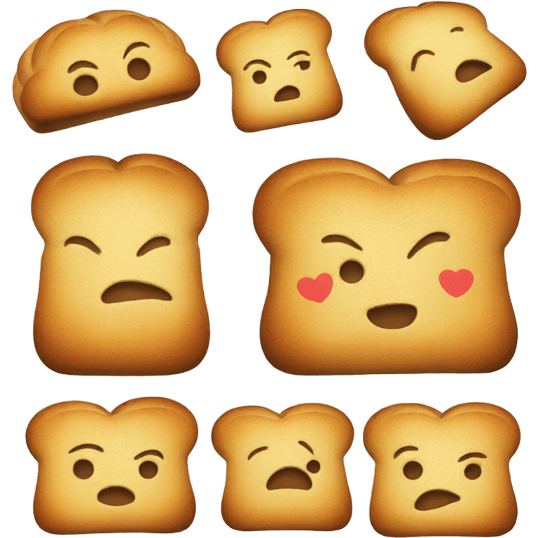 bread in love emoji