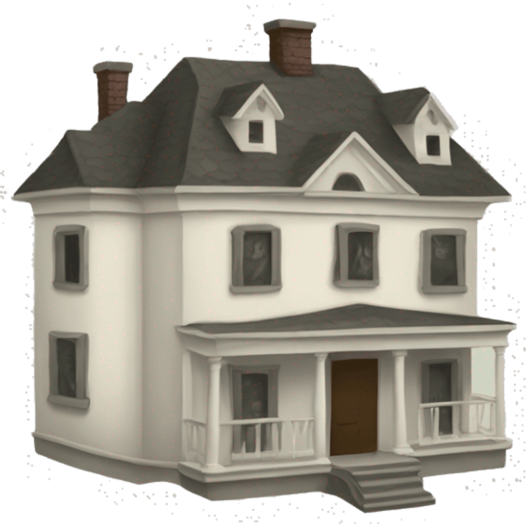 White pentahouse in the style of old money emoji