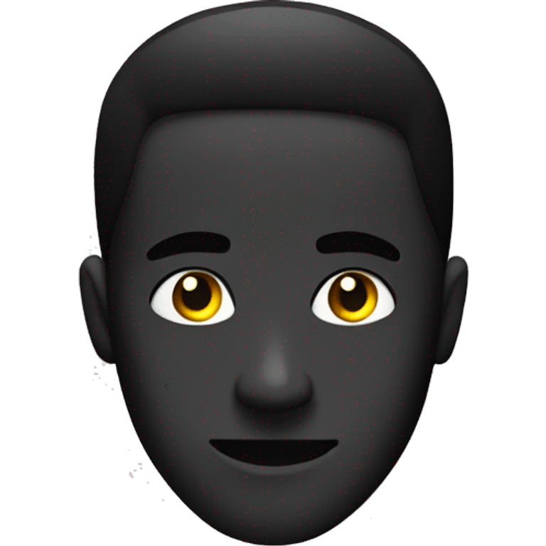 A black record emoji