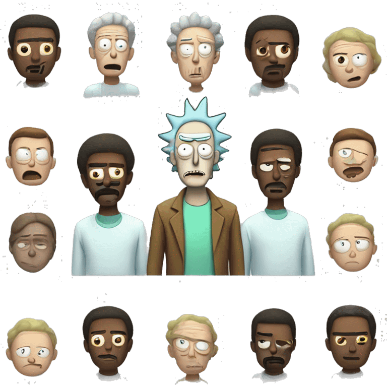 rick and morty emoji