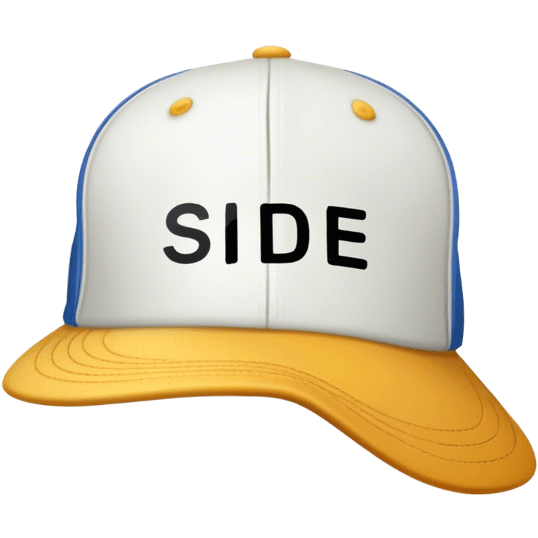 A hat with the word side on it emoji