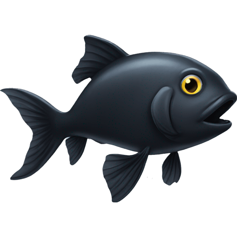 black fish out of water emoji