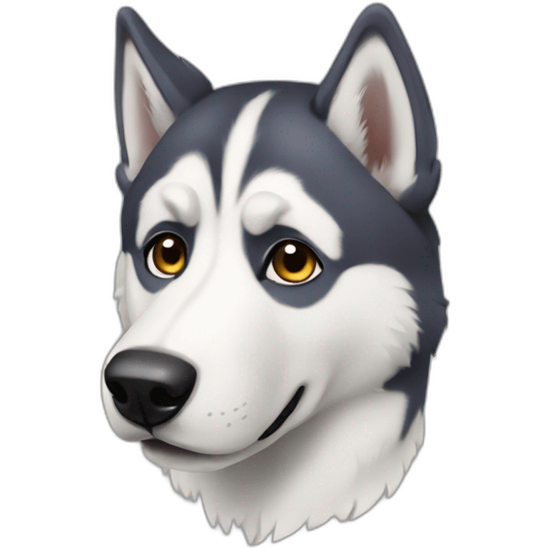 husky cooper color emoji