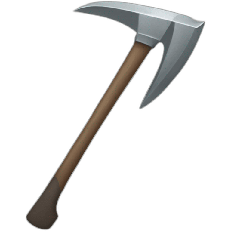 silver pickaxe emoji