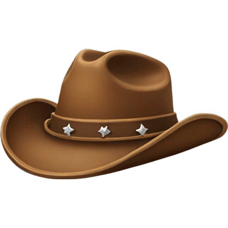 Cowboy hat facing to the left emoji