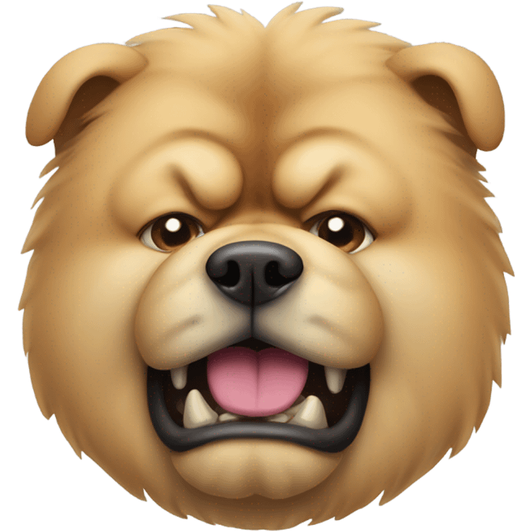 chow chow angry boredom emoji