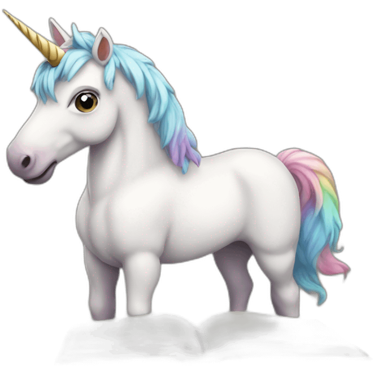 Studying unicorn emoji