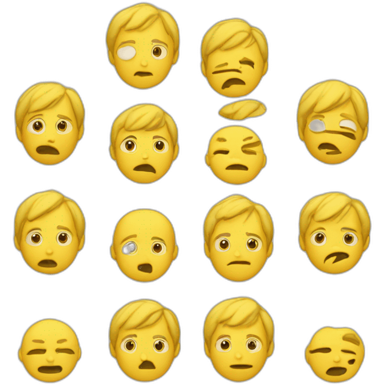 withered-small-faces-yellow-empoji-all emoji