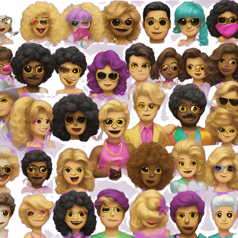 80s party emoji