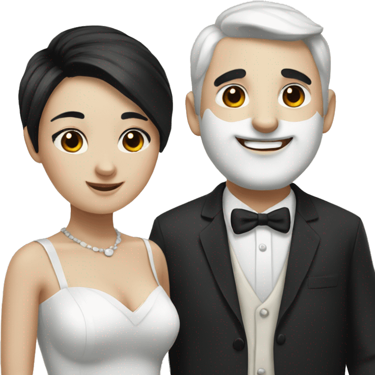 Panda husband and wife emoji