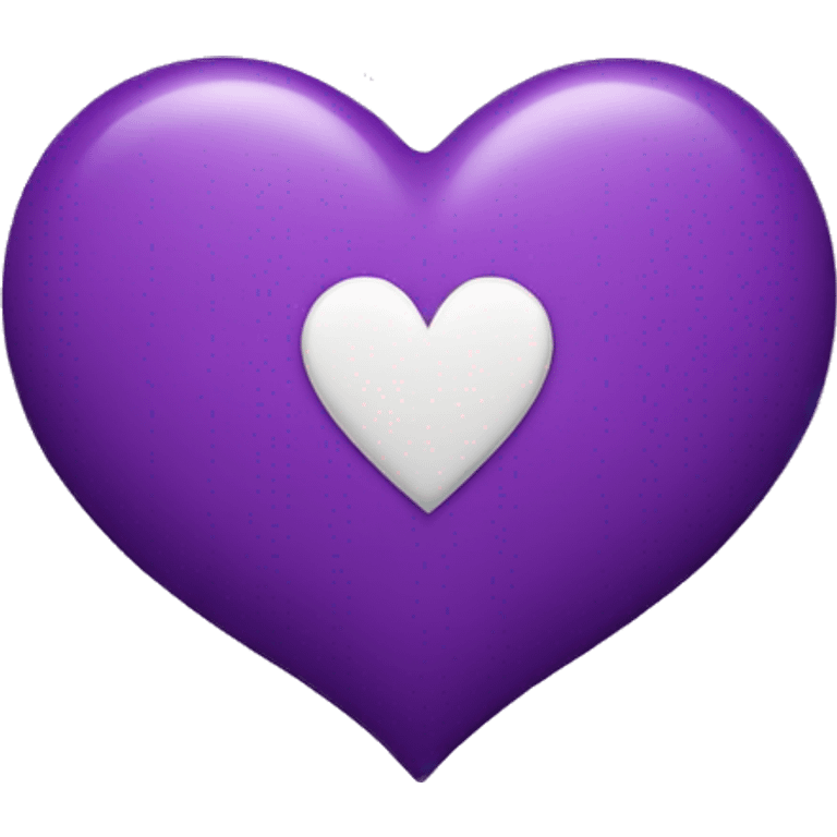 Purple heart emoji