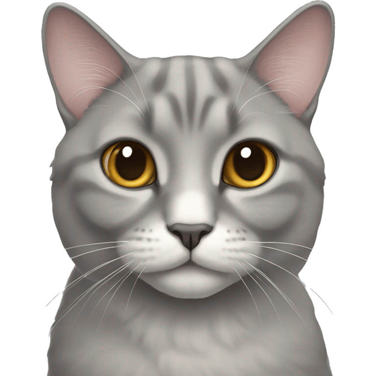 British cat with lop-eared emoji