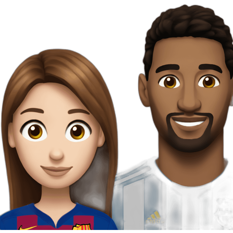 Messi et georgina  emoji