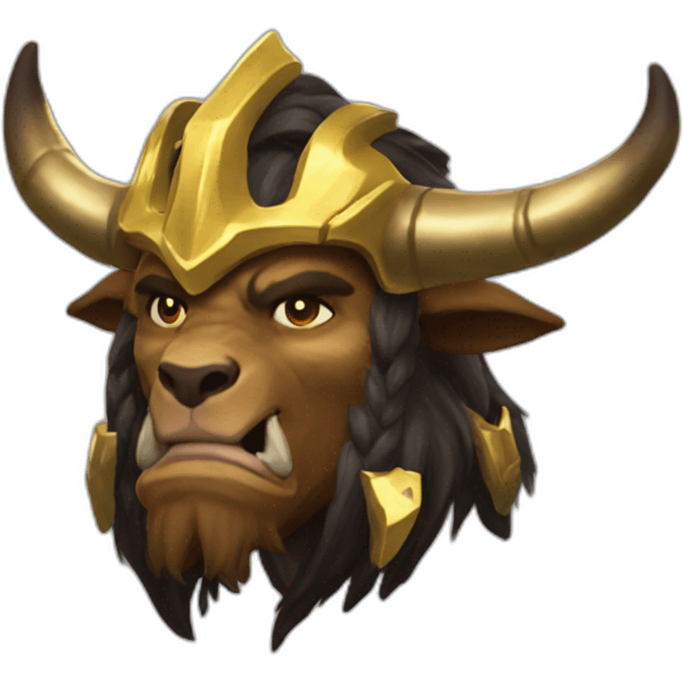 tauren paladin gold laught emoji