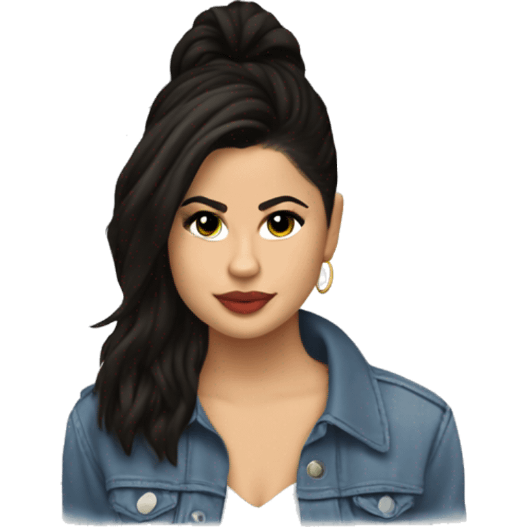 selena gomez on the computer emoji