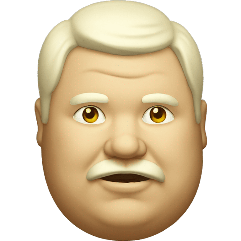 Fat man vintage emoji