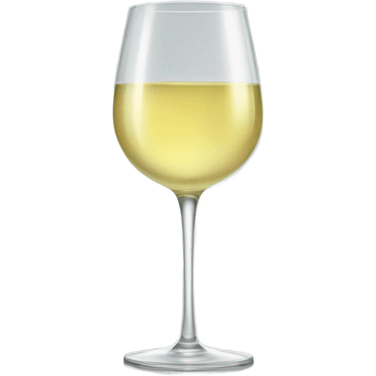 Glass of white wine emoji