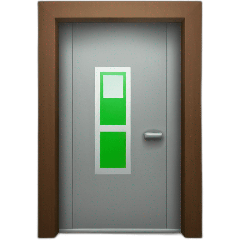 Emergency exit door emoji