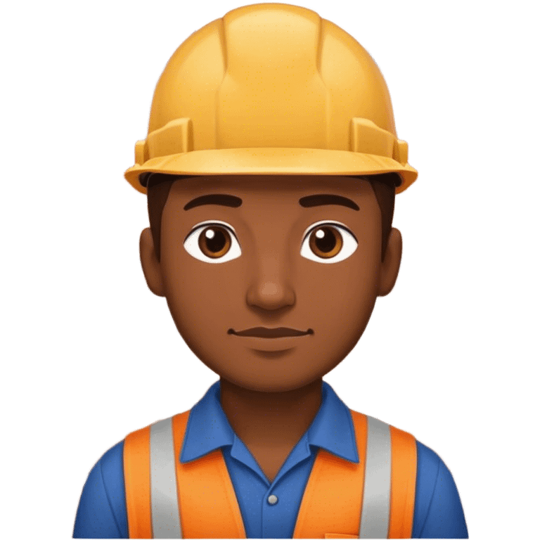 mason worker brick concrete emoji