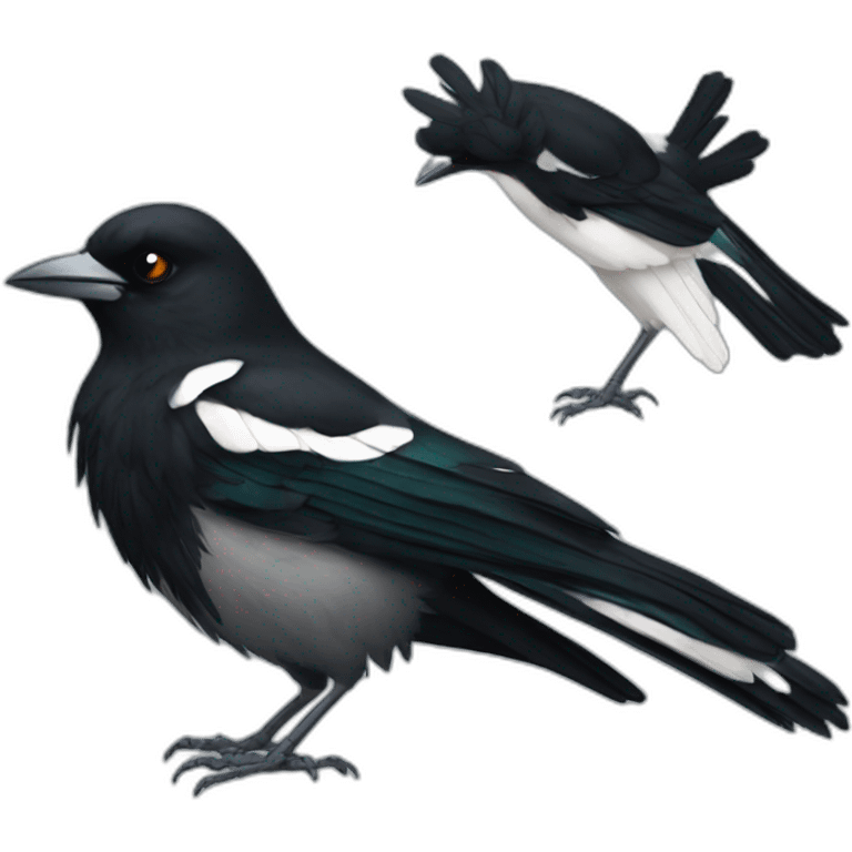 Magpie emoji