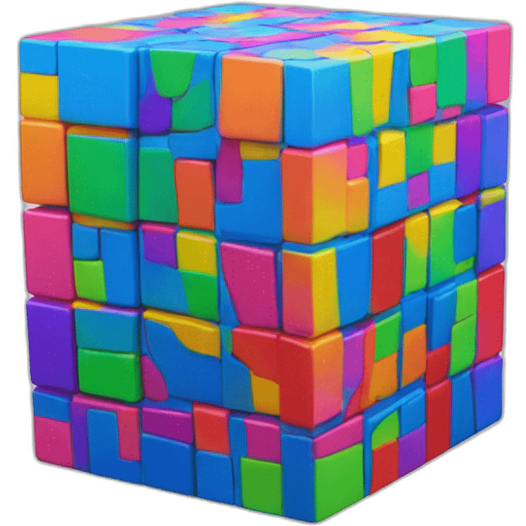 big rubik cube emoji