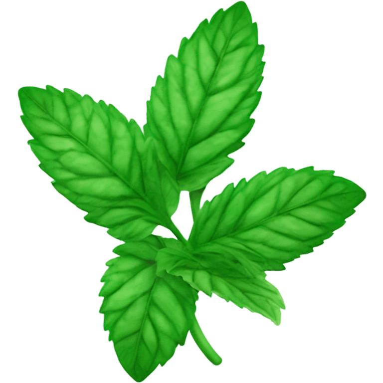 mint leafs emoji