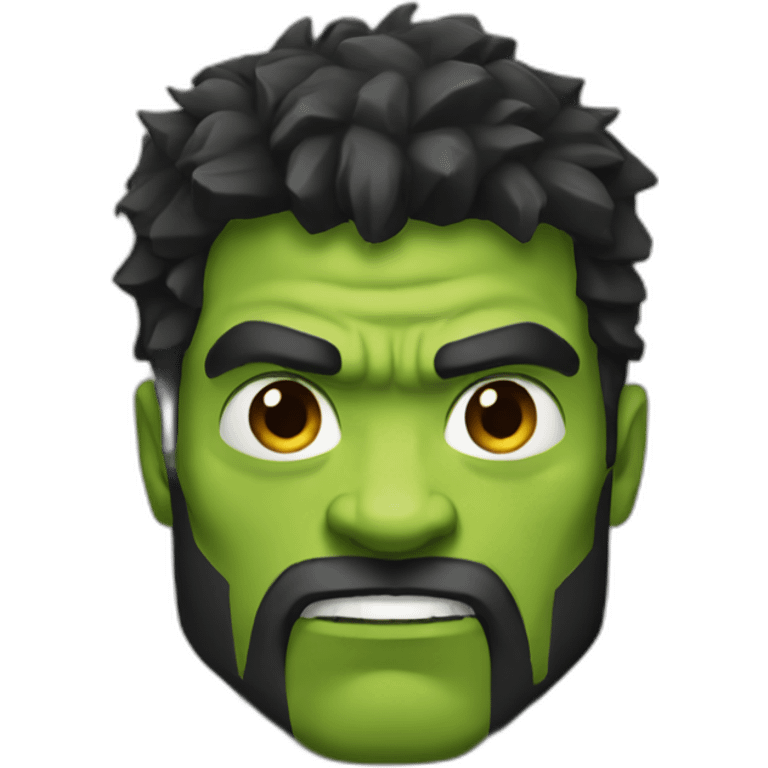 hulk black beard emoji